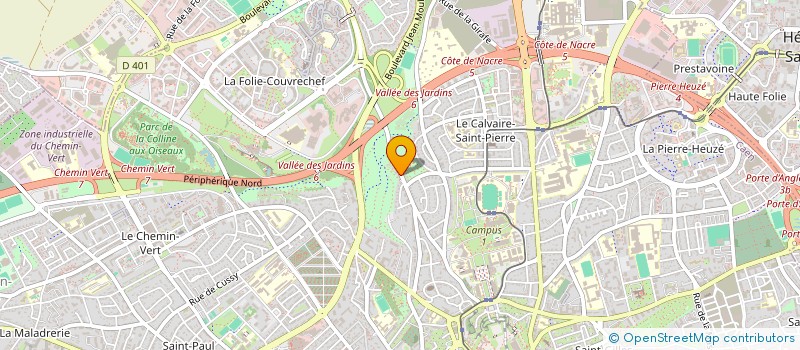 localisation de l'entreprise SCI MATELI  CAEN