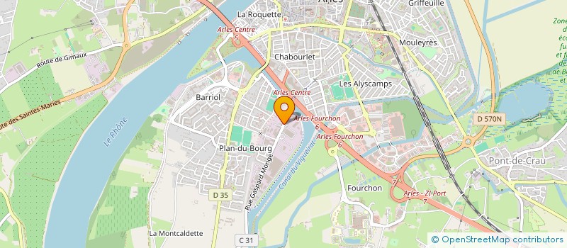 localisation de l'entreprise SCI MATELOTS à ARLES