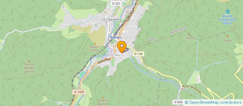 localisation de l'entreprise SCI MATEMY  ROTHAU