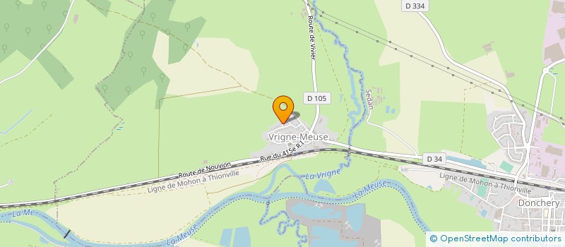 localisation de l'entreprise SCI MATENZO  VRIGNE-MEUSE