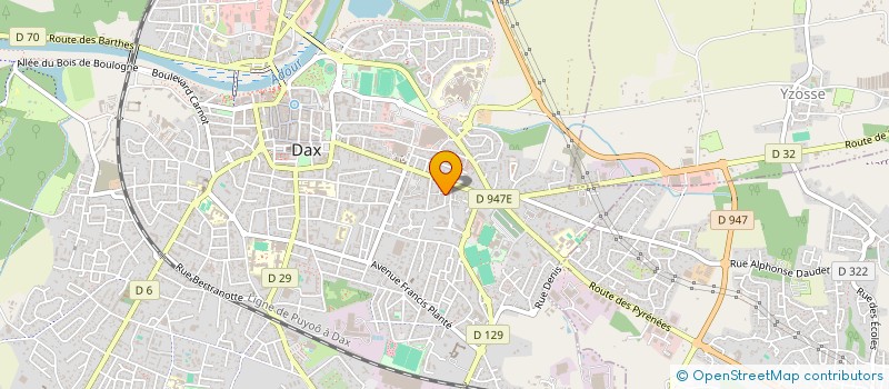 localisation de l'entreprise SCI MATEO  DAX