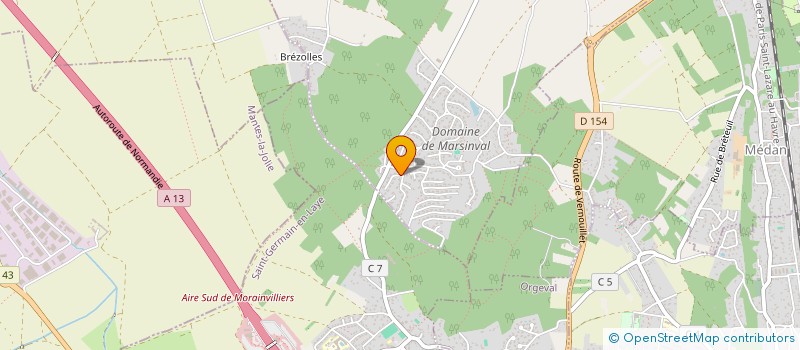 localisation de l'entreprise SCI MATEO à VERNOUILLET
