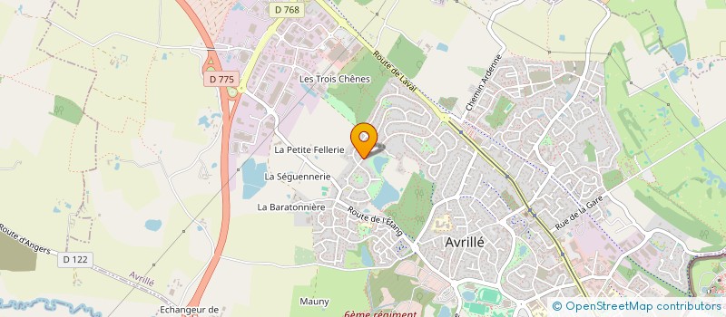 localisation de l'entreprise SCI MATEO à AVRILLE