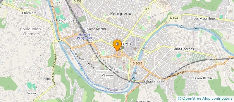 localisation de l'entreprise SCI MATER à PERIGUEUX