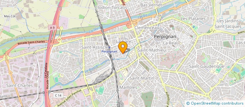 localisation de l'entreprise SCI MATER  PERPIGNAN
