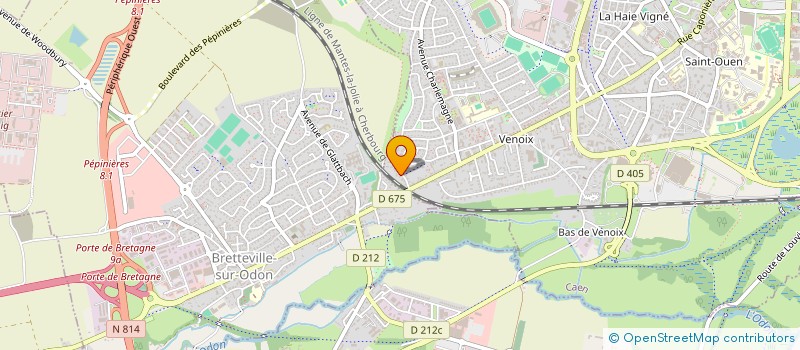 localisation de l'entreprise SCI MATER  CAEN