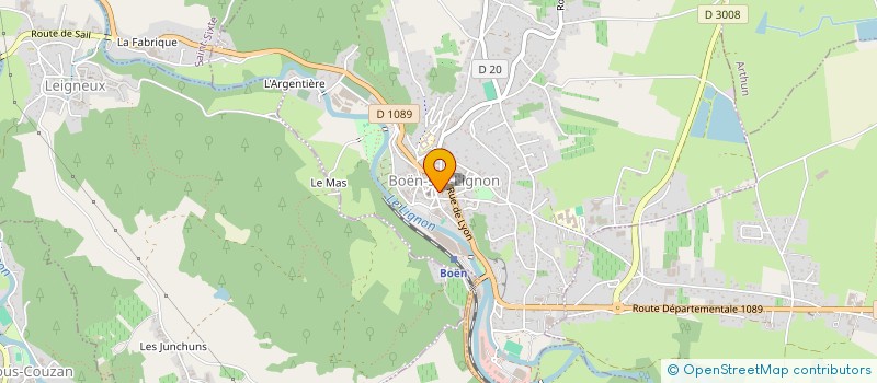 localisation de l'entreprise SCI MATERA  BOEN-SUR-LIGNON