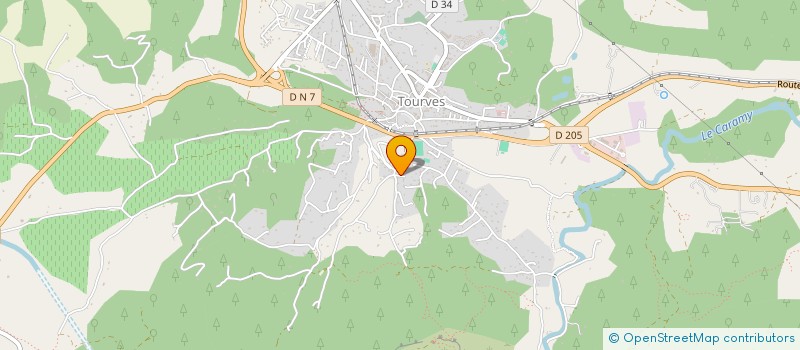 localisation de l'entreprise SCI MATERIAUX DE SAINT MARTIN à BRIGNOLES