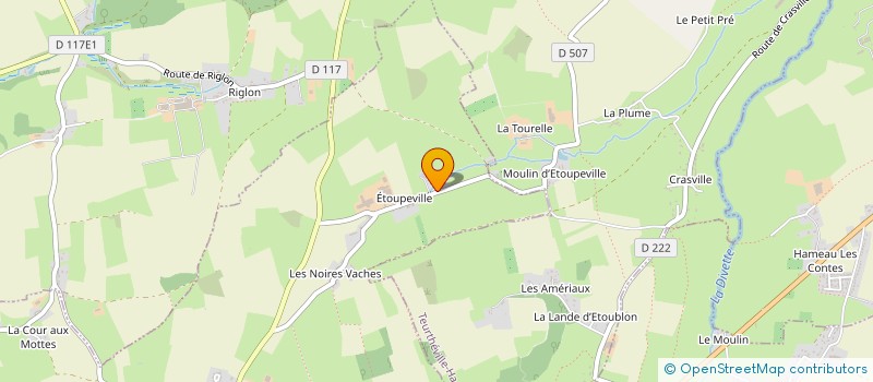 localisation de l'entreprise SCI MATERIEL MEDICAL DES CAPS  HELLEVILLE