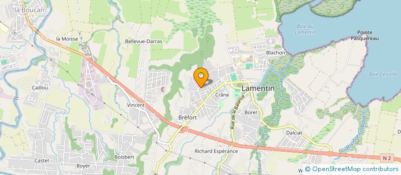 localisation de l'entreprise SCI MATERNAVIS  LAMENTIN