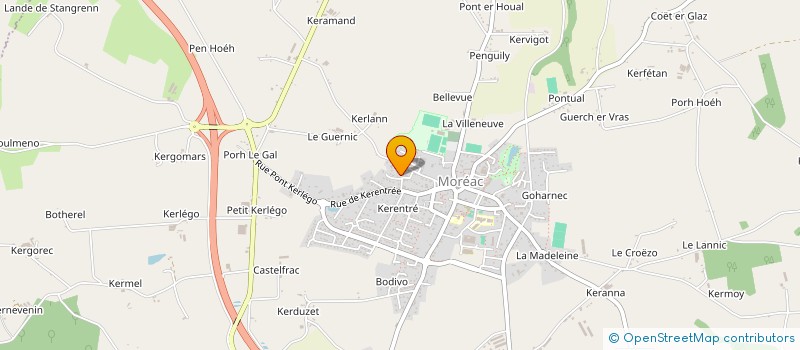 localisation de l'entreprise SCI MATESTYOU  MOREAC