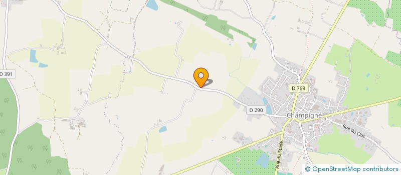 localisation de l'entreprise SCI MATEVA  LES HAUTS-D'ANJOU