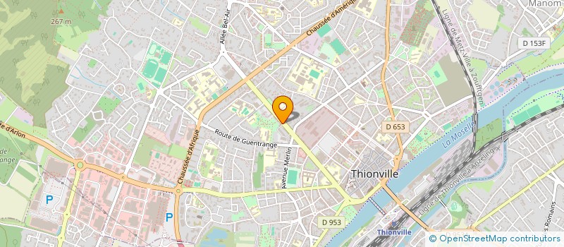 localisation de l'entreprise SCI MATEVE à THIONVILLE