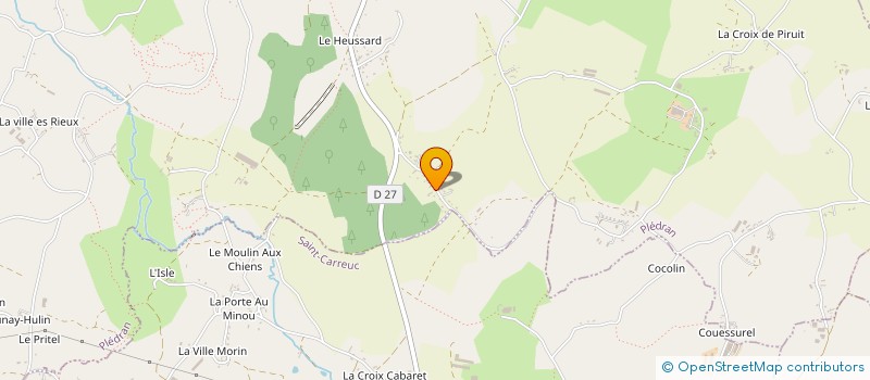 localisation de l'entreprise SCI MATFLOLAU  PLEDRAN