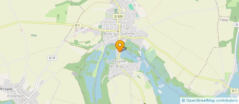 localisation de l'entreprise SCI MATGIL  LA NEUVILLE-LES-BRAY