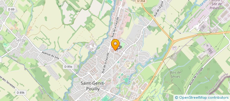 localisation de l'entreprise SCI MATH IMMO 1 à SAINT-GENIS-POUILLY