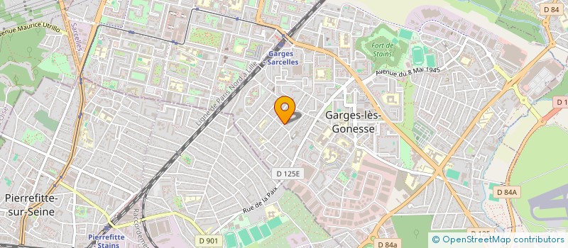 localisation de l'entreprise SCI MATH & MALO à GARGES-LES-GONESSE