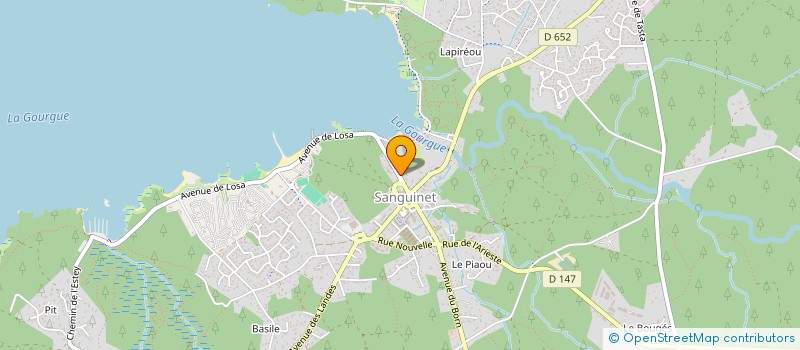 localisation de l'entreprise SCI MATHADOR  SANGUINET