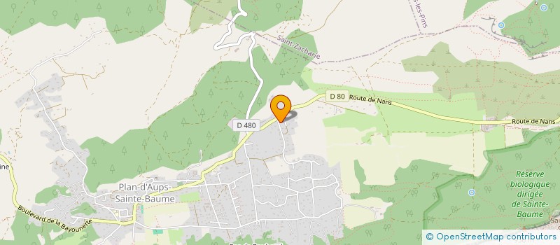 localisation de l'entreprise SCI MATHDENOS  PLAN-D'AUPS-SAINTE-BAUME