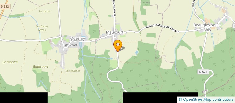 localisation de l'entreprise SCI MATHE  MAUCOURT