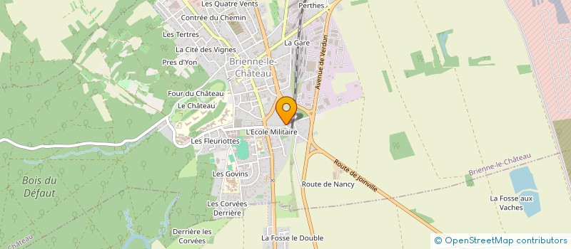 localisation de l'entreprise SCI MATHELIN  BRIENNE-LE-CHATEAU