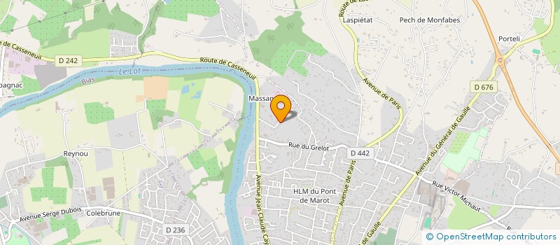 localisation de l'entreprise SCI MATHELLO  PUJOLS