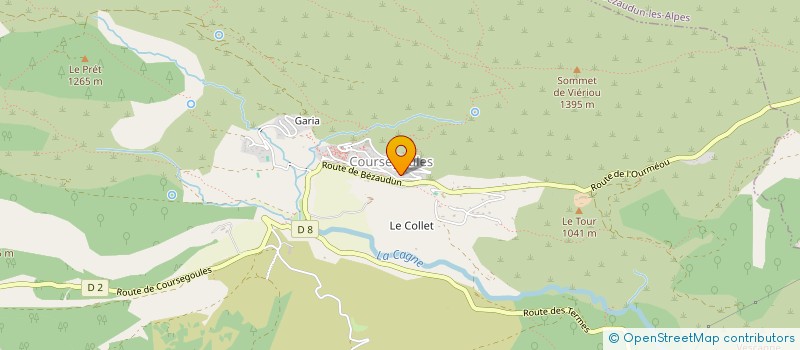 localisation de l'entreprise SCI MATHELO  COURSEGOULES