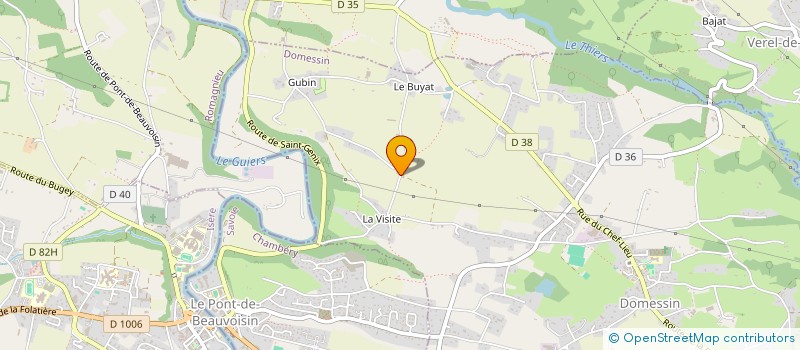 localisation de l'entreprise SCI MATHEMA  DOMESSIN