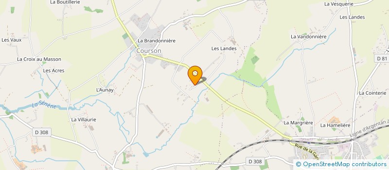 localisation de l'entreprise SCI MATHENOL à NOUES DE SIENNE