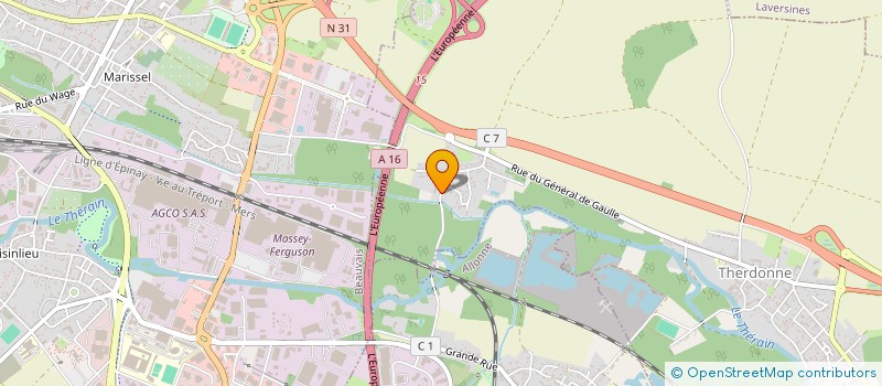 localisation de l'entreprise SCI MATHENZO  THERDONNE