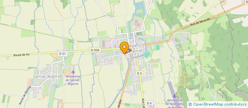 localisation de l'entreprise SCI MATHEO  RABASTENS-DE-BIGORRE