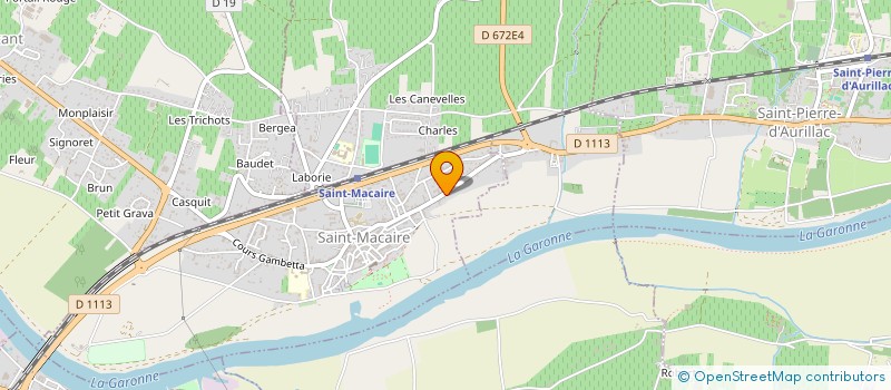 localisation de l'entreprise SCI MATHEOU LES MESANGES  SAINT-MACAIRE