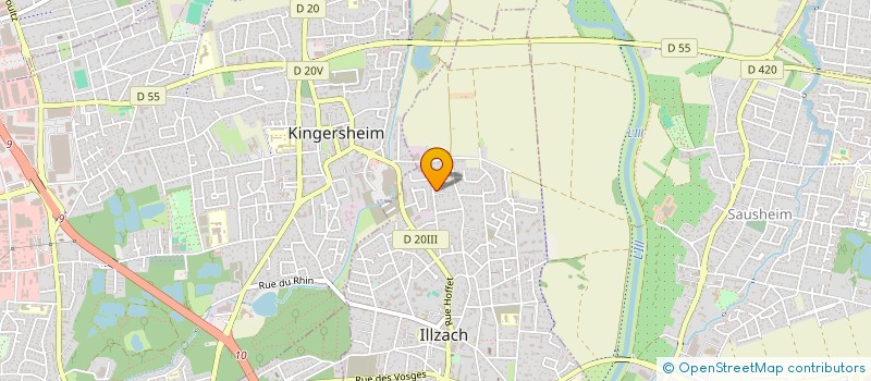 localisation de l'entreprise SCI MATHERN  ILLZACH