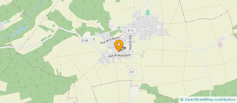 localisation de l'entreprise SCI MATHEROM  SOISY-BOUY