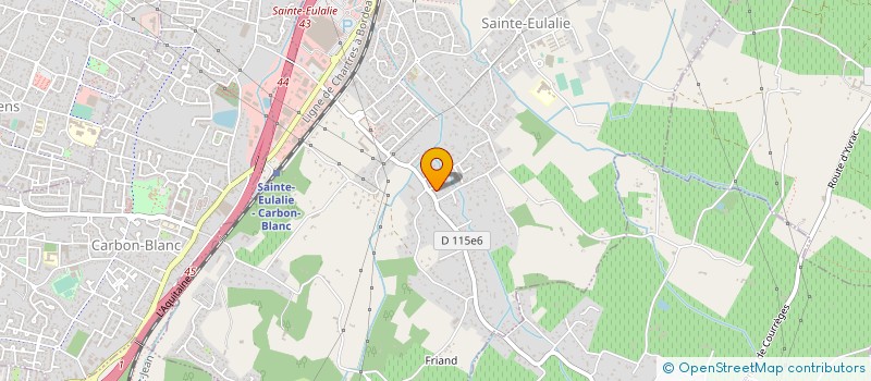 localisation de l'entreprise SCI MATHI à SAINTE-EULALIE