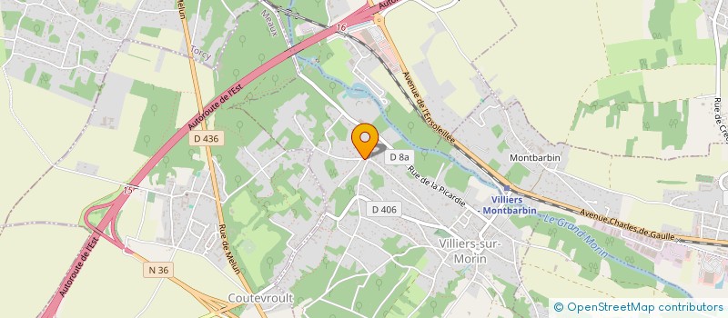 localisation de l'entreprise SCI MATHIA  COUTEVROULT