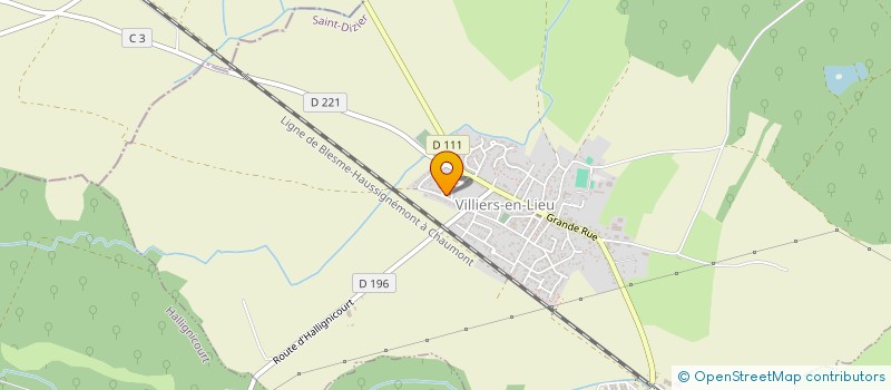 localisation de l'entreprise SCI MATHIAS à VILLIERS-EN-LIEU