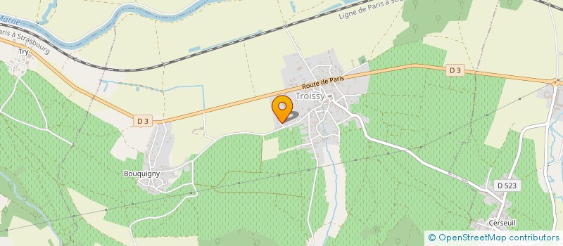 localisation de l'entreprise SCI MATHIAS  TROISSY