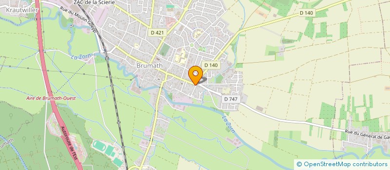 localisation de l'entreprise SCI MATHIAS ET MARTIN  BRUMATH