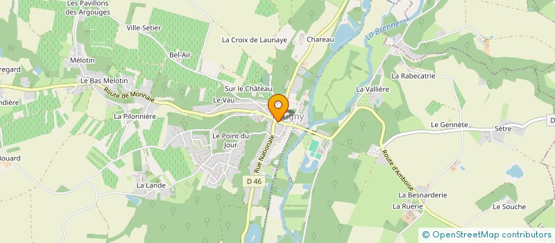 localisation de l'entreprise SCI MATHIBAULT à REUGNY