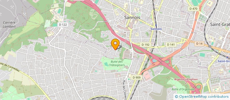 localisation de l'entreprise SCI MATHIEU  SANNOIS