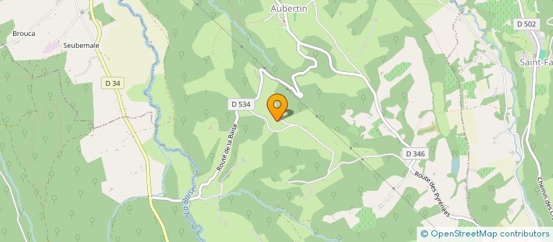 localisation de l'entreprise SCI MATHIEU  BILLERE