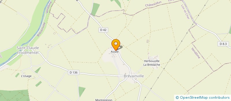 localisation de l'entreprise SCI MATHIEU  BREVAINVILLE