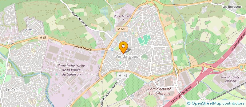 localisation de l'entreprise SCI MATHIEU à VENDARGUES