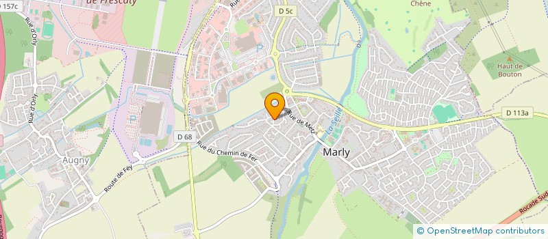 localisation de l'entreprise SCI MATHIEU à MARLY