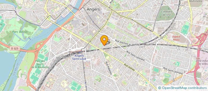 localisation de l'entreprise SCI MATHIEU BOURISSEAU à ANGERS