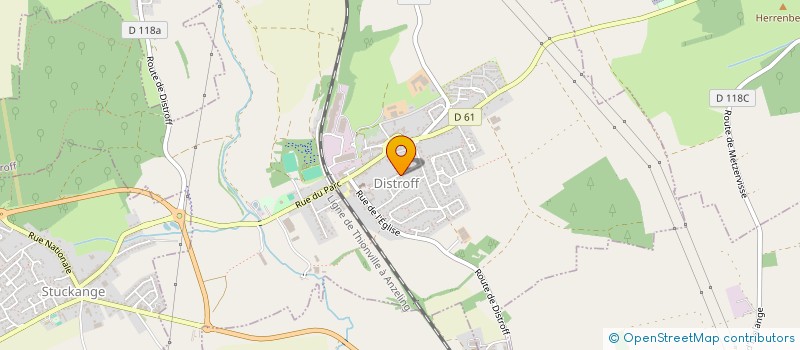 localisation de l'entreprise SCI MATHIEU BRAUER  DISTROFF