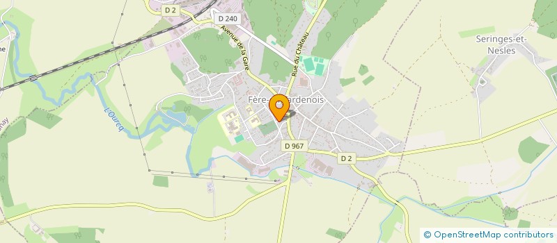 localisation de l'entreprise SCI MATHIEU DUCRUET DE RAUCOURT  FERE-EN-TARDENOIS