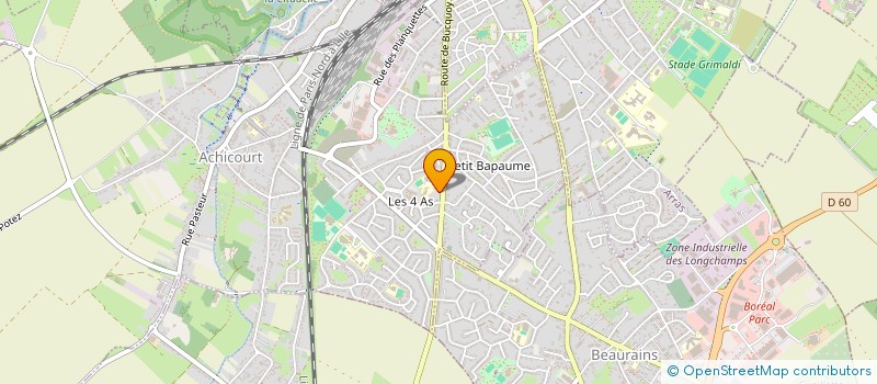 localisation de l'entreprise SCI MATHIEU ET PAULINE  ACHICOURT