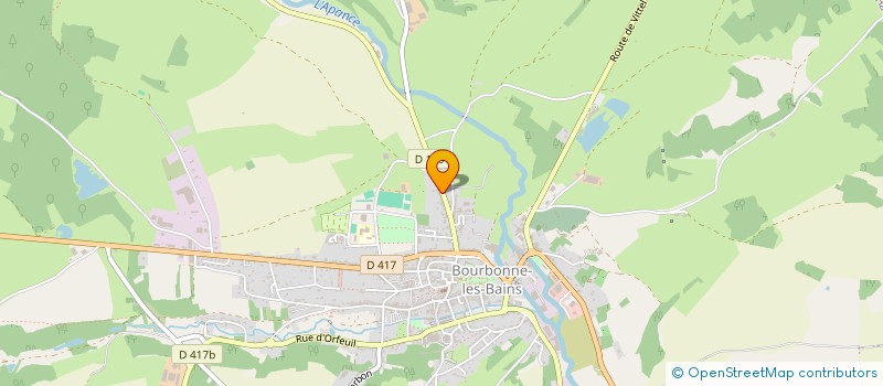 localisation de l'entreprise SCI MATHIEU-LANTERNE à BOURBONNE-LES-BAINS